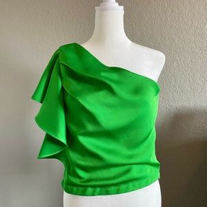 Emerald Green off shoulder top